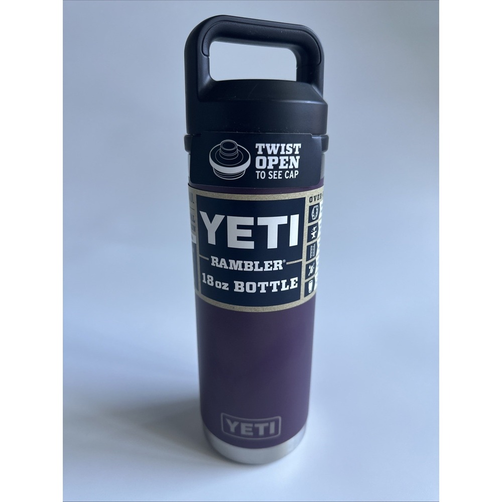 Yeti Rambler 18 oz Bottle Nordic Purple with Chug Cap Discontinued